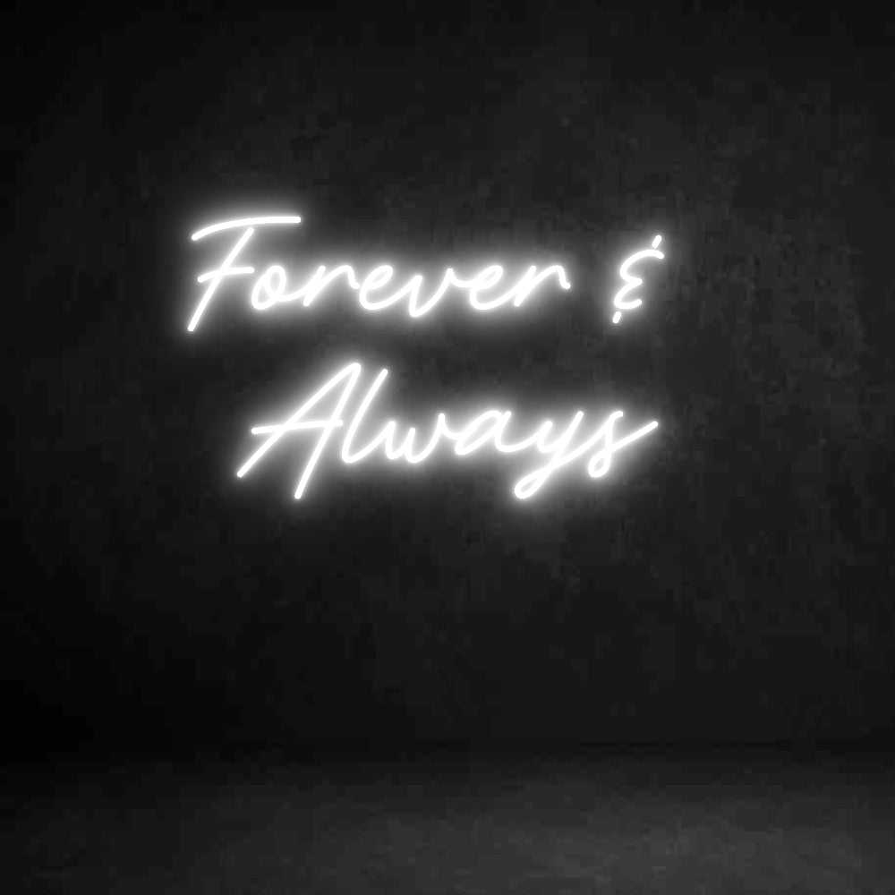 Custom Neon Sign: Forever &
A...