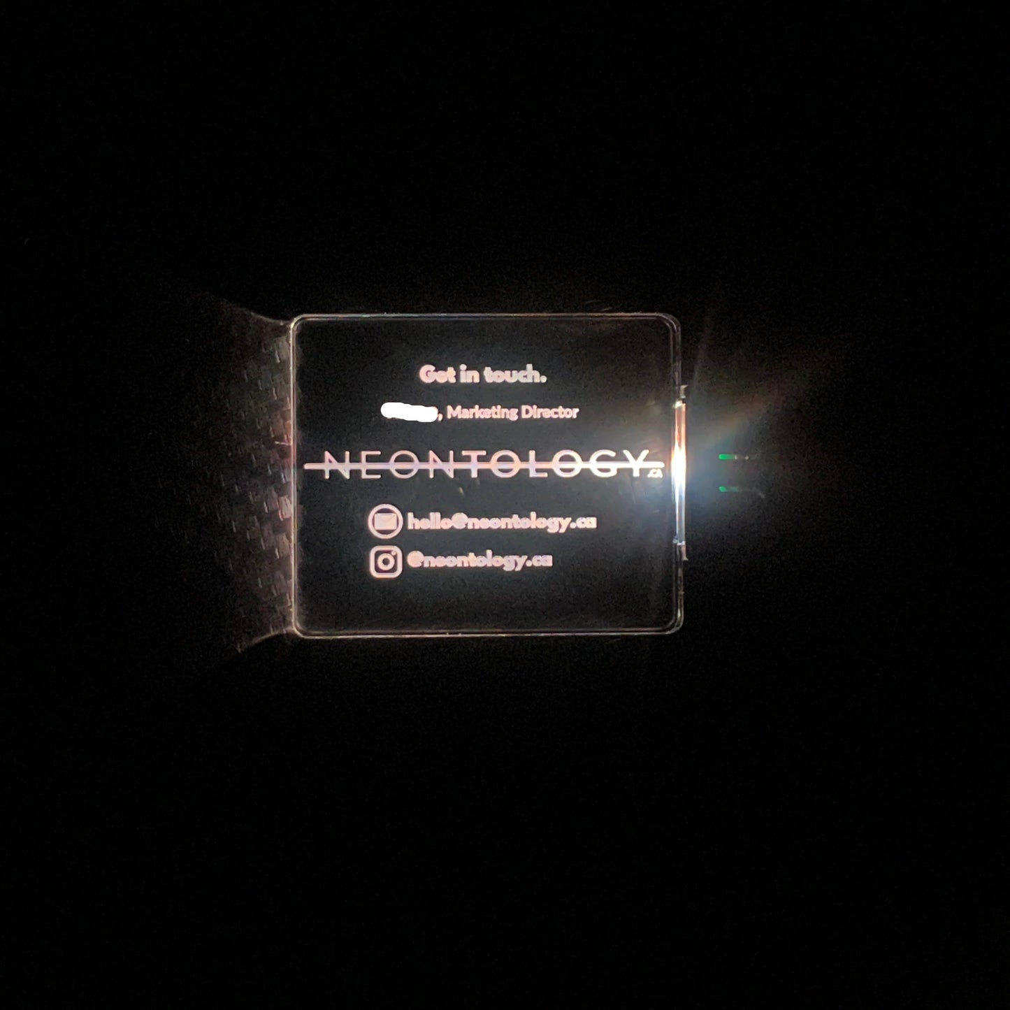 The 'Unforgettable Business Card' - Custom LED Light Cards