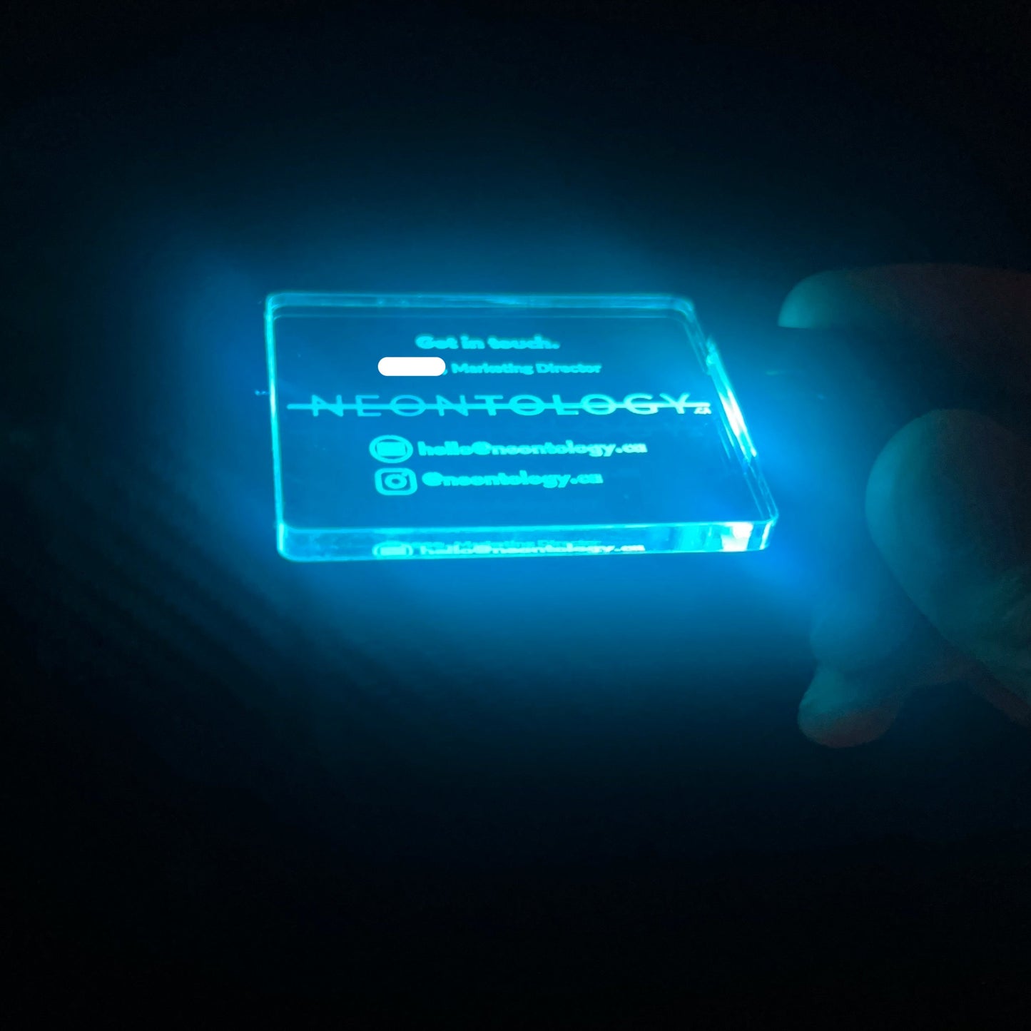 The 'Unforgettable Business Card' - Custom LED Light Cards