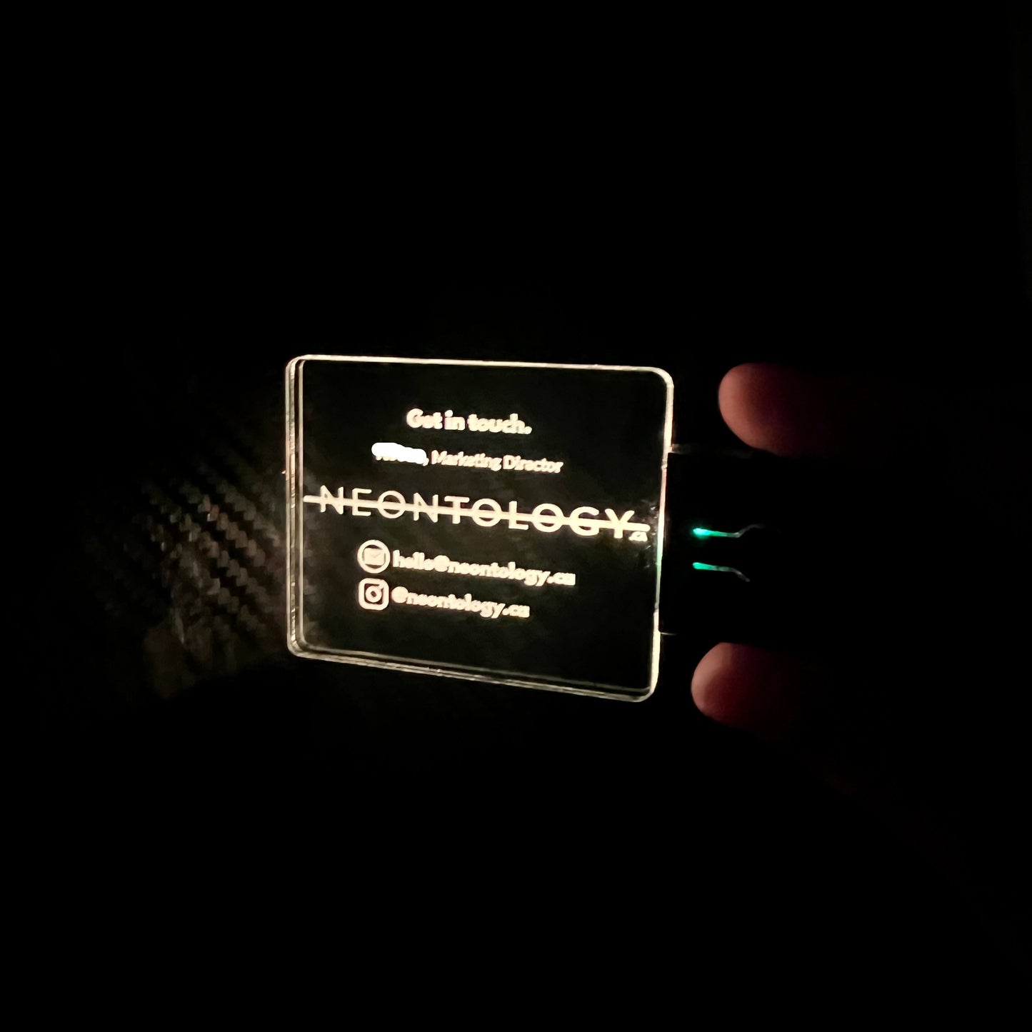 The 'Unforgettable Business Card' - Custom LED Light Cards