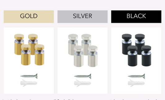 'Stand Off' Screw Mount Kit – Floating Display