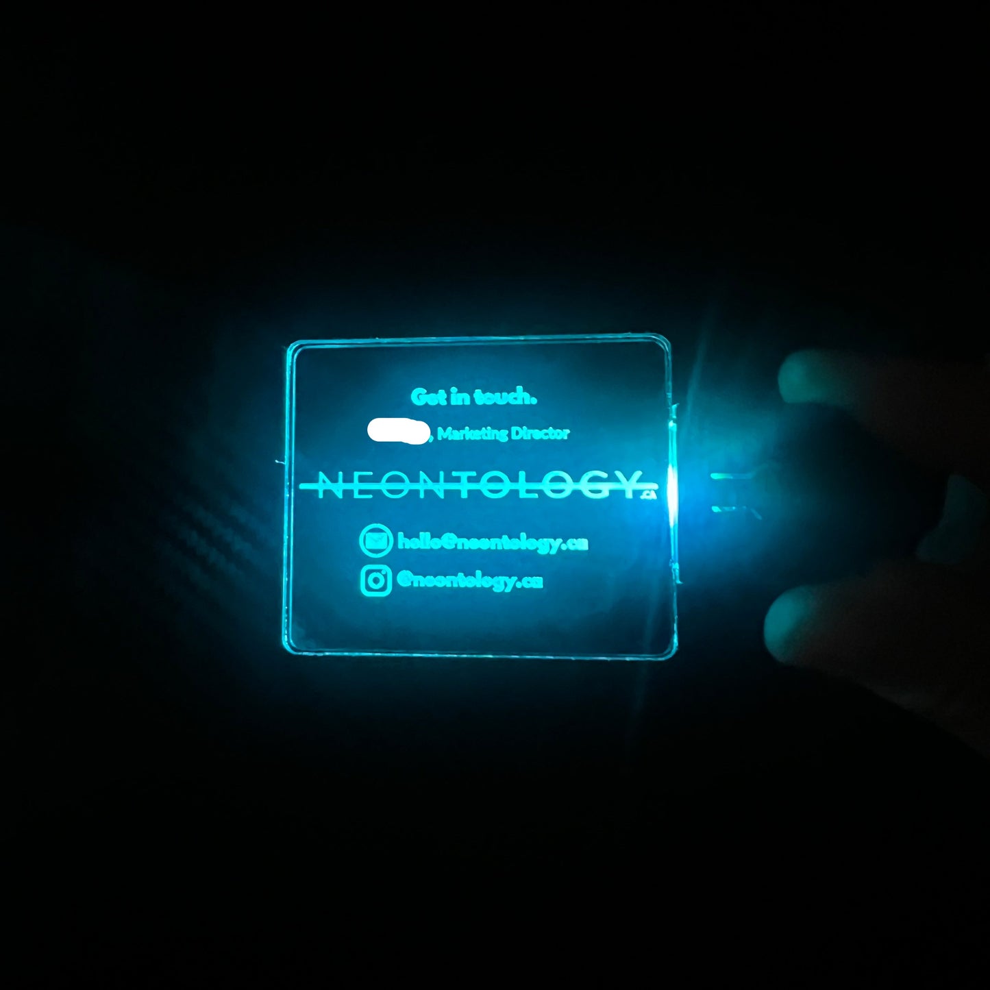 The 'Unforgettable Business Card' - Custom LED Light Cards