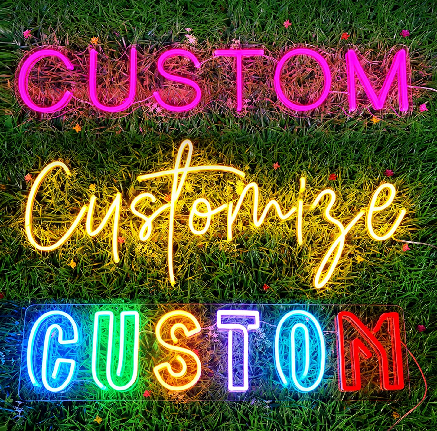 Custom Text, Names, Phrases  (LED Neon Sign)