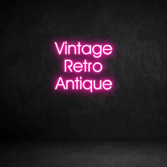 Custom Neon Sign: Vintage
Retr...