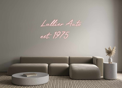 Custom Neon: Lallier Auto
...