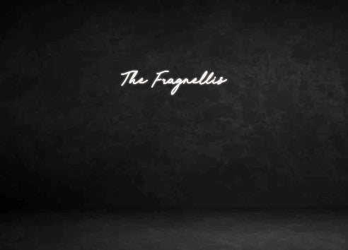 Custom Neon Sign: The Fragnellis