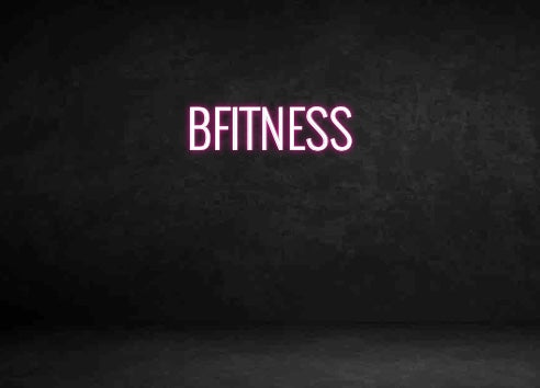 Custom Neon Sign: BFITNESS