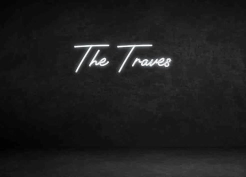 Custom Neon Sign: The Traves