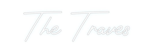 Custom Neon Sign: The Traves