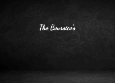 Custom Neon Sign: The Boursico’s