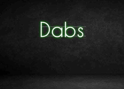 Custom Neon Sign: Dabs