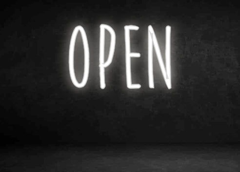 Custom Neon Sign: OPEN