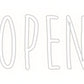 Custom Neon Sign: OPEN