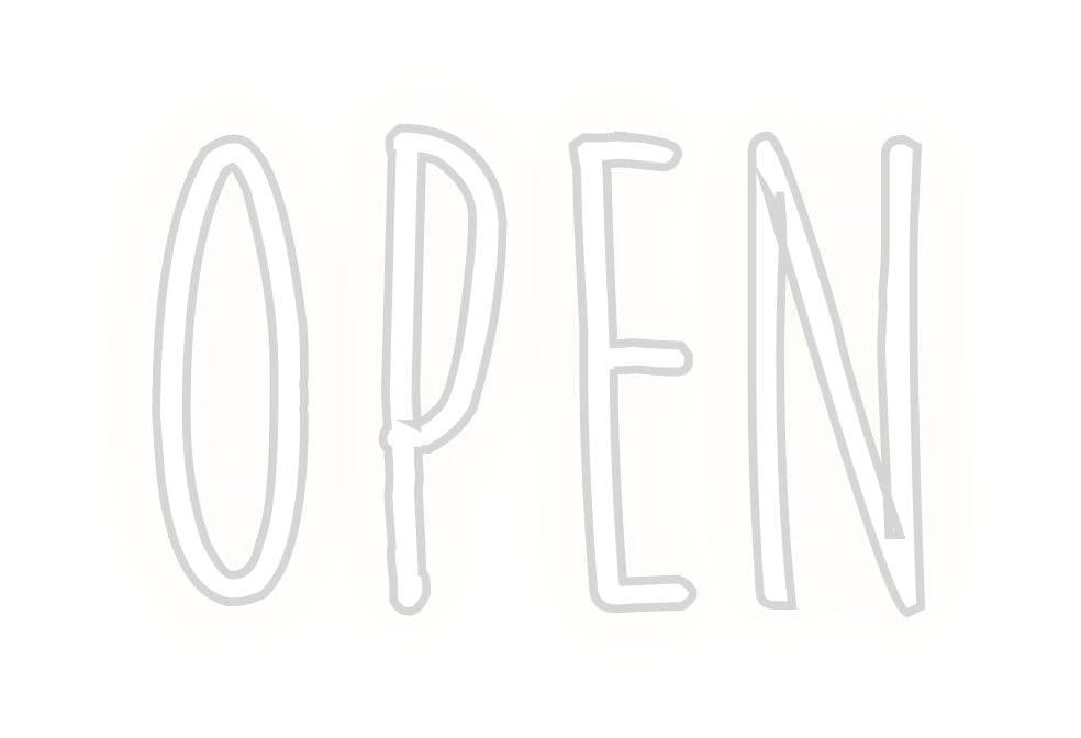 Custom Neon Sign: OPEN