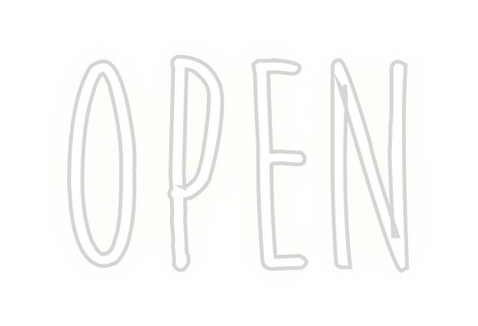 Custom Neon Sign: OPEN