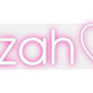 Custom Neon Sign: Azah♡