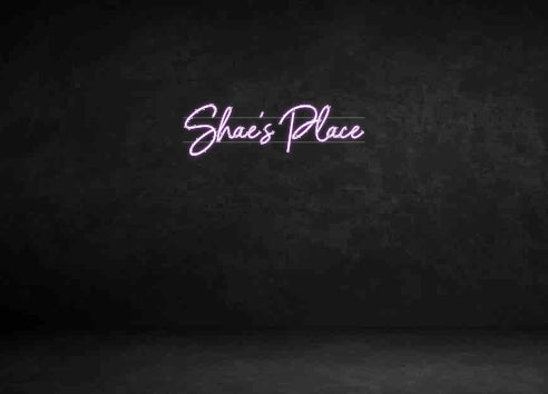 Custom Neon Sign: Shae’s Place