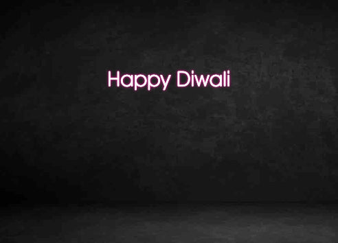 Custom Neon Sign: Happy Diwali