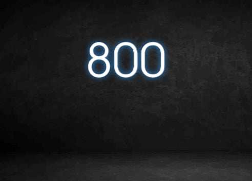 Custom Neon Sign: 800