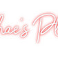 Custom Neon Sign: Shae’s Place