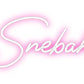 Custom Neon Sign: Snebah