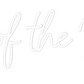 Custom Neon Sign: Out of the Blue