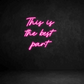 Custom Neon Sign: This is 
the...