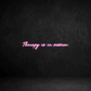 Custom Neon Sign: Therapy is in...
