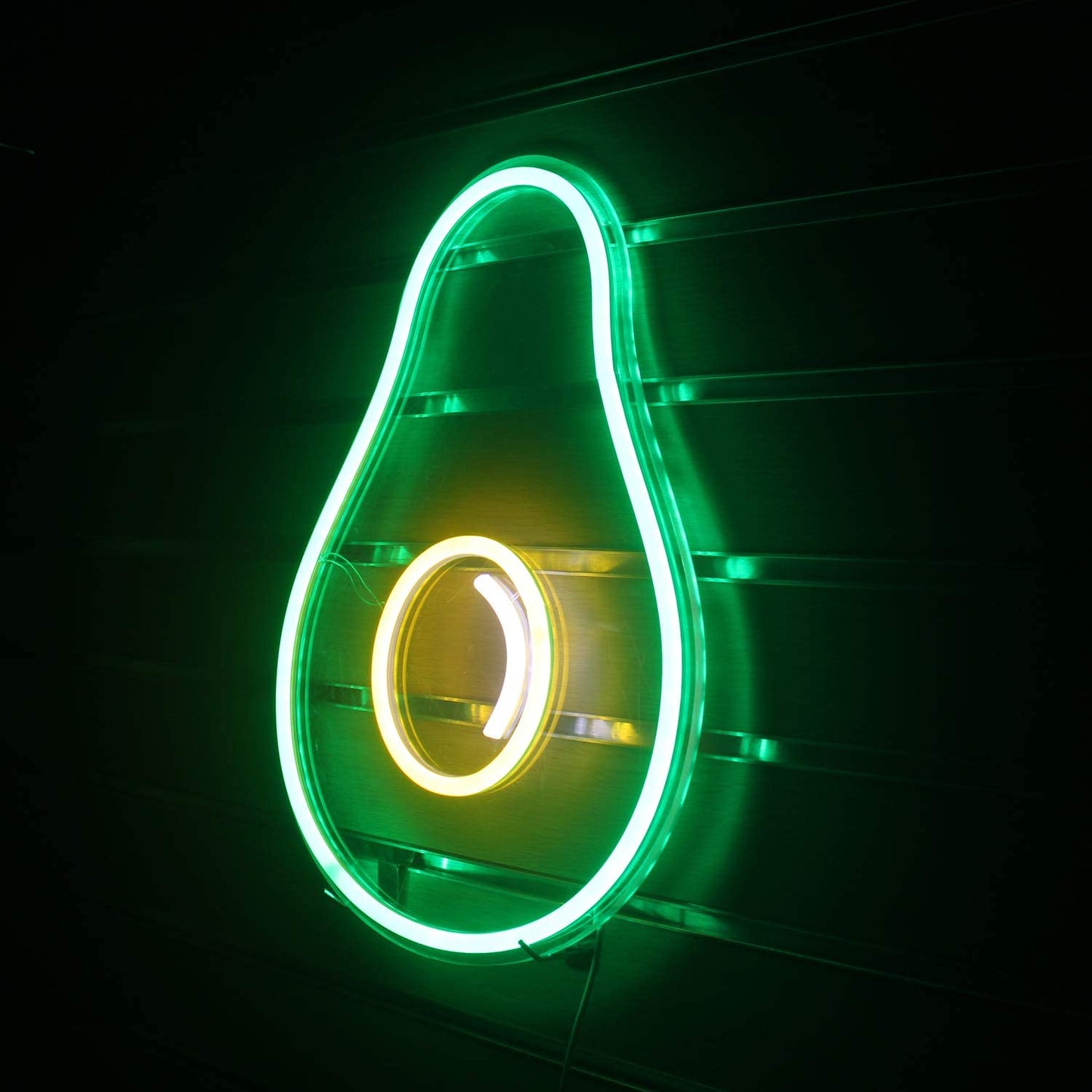 Avocado Lover — [green//white//yellow] LED Neon Sign