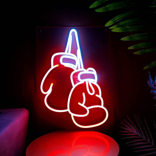 Boxing Gloves – [red//white] – LED Neon Sign