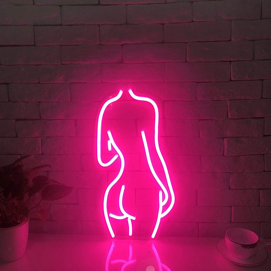 Behind BAE — [hot pink] LED Neon Sign