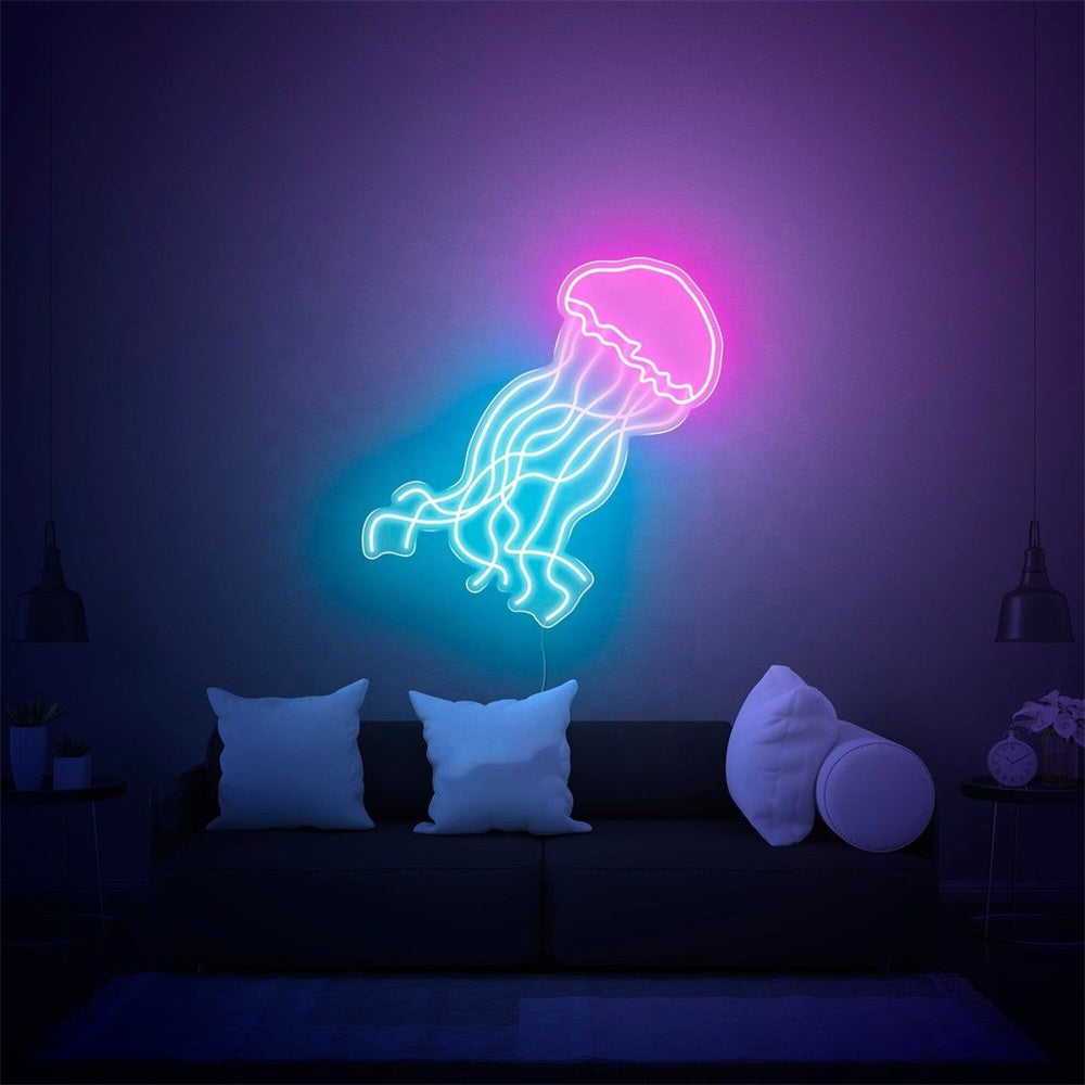 Jellyfish Float — [red//green] LED Neon Sign – NEONTOLOGY