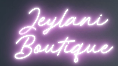 Custom Sign: JeylaniBoutique - neontology.ca