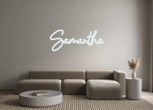 Custom Neon: Samantha