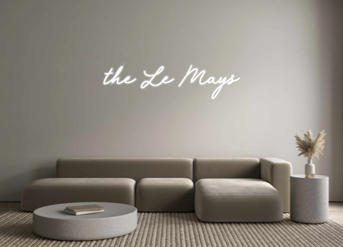 Custom Neon: the Le Mays